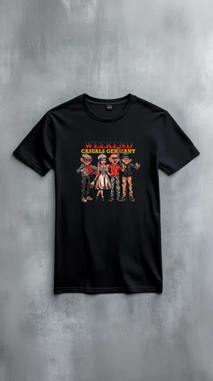 The Weekend t-shirt Weekend Casuals Germany black