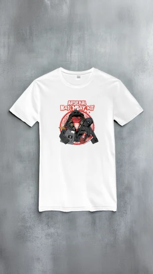 The Weekend t-shirt Arsenal matchday kit white