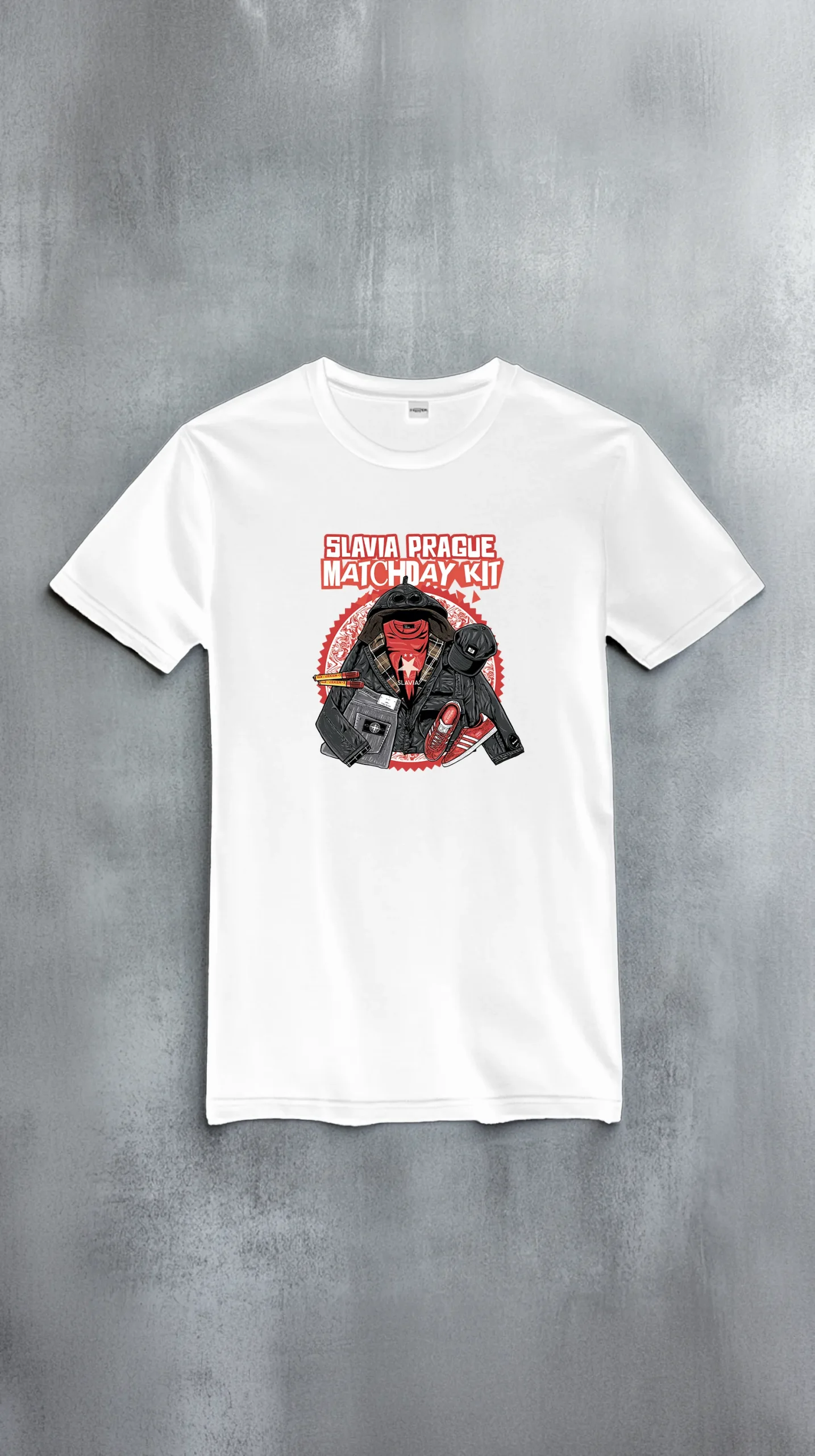 The Weekend t-shirt Slavia matchday kit white