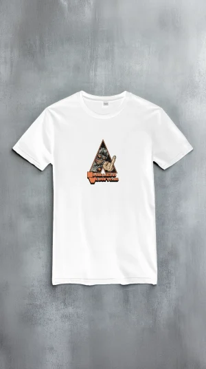 The Weekend t-shirt We dont care white