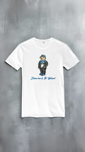 The Weekend t-shirt Dinamo Bear white