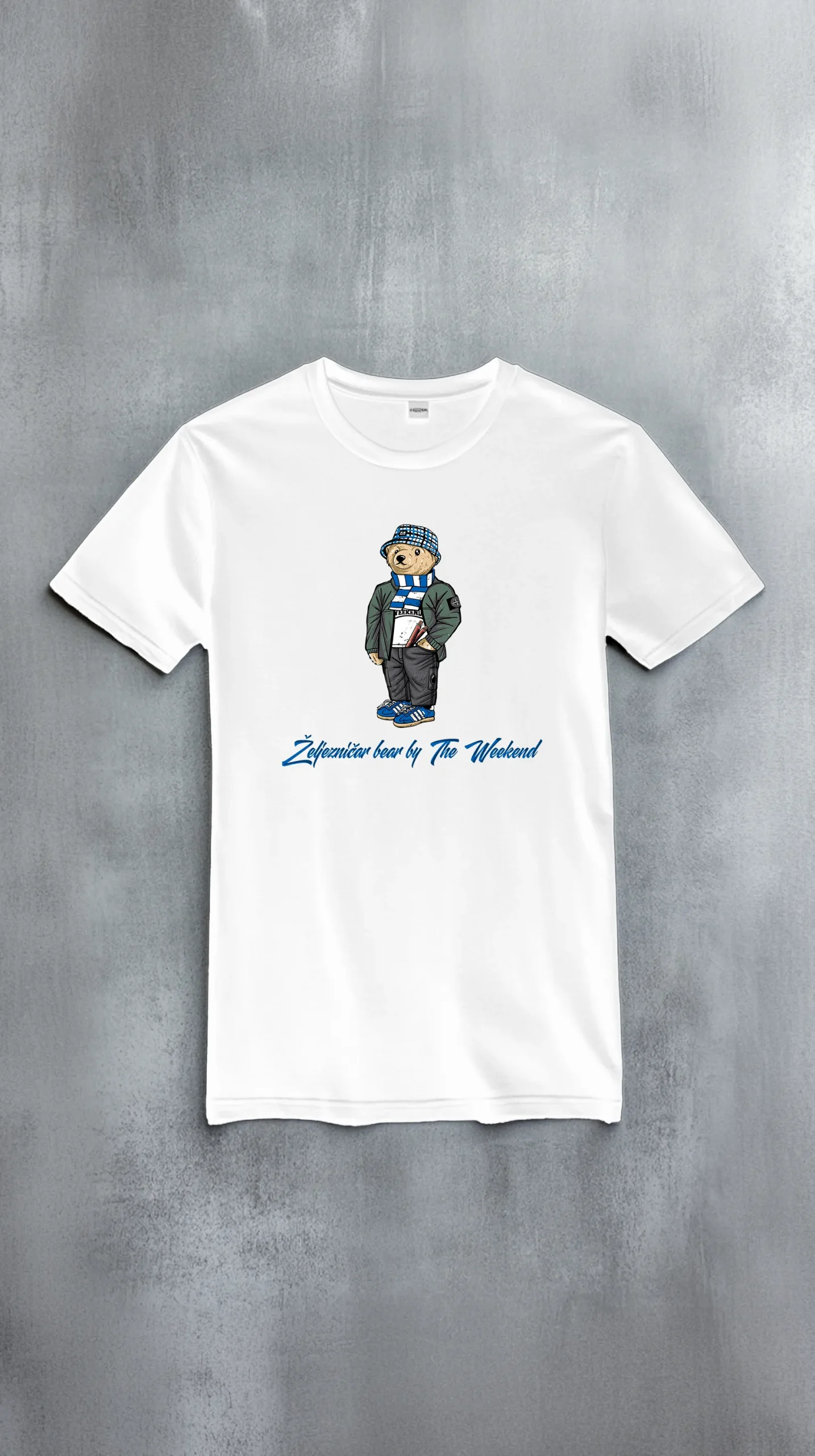 The Weekend t-shirt Zeljeznicar Bear white