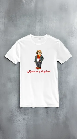 The Weekend t-shirt Jagiollonia Bear white