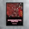 Glossy poster in frame Mancester United